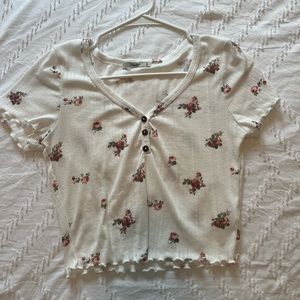 women blouse with flowers